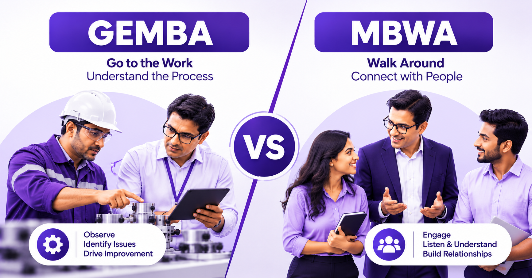 GEMBA vs. MBWA: What Should a Project Manager Look for on the Ground?